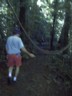 Dad side-steps a dangerous vine