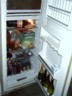 The contents of my fridge. Beer, Wine, Coke, Apple Juice and OJ. (It's good to be king)