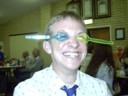 Andrew and his funky new glasses