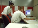 Amid and Brent work while i watch