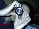 Mental note, never look though a lens when someone has a bright flash on his camera