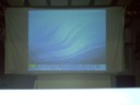 Thats a huge screen, and Draxy, Steve and I watched The Big Lebowski on it