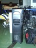 Front of it.