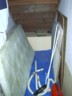 Not much left under the stairs