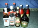 Vicki and I go booze shopping. The result. $120