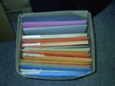 Paper work sorted and filed