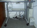 The family computer and cables