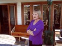 Mum checks out the view
