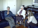 Dad and Megan talk to Nana
