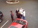 Chats in carpark
