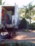 Another tight squeese to get past truck