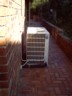 The aircon unit out the back