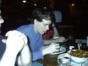 Me eating at resturant