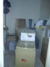 The office is rather packed.... or unpacked as it is