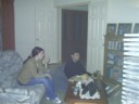 Tanya and Draxy come over for DVDs
