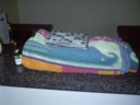 Stuff to give Laura (her towel that I have had for like a year)