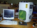 Shawn's funky case and LCD monitor