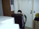 Iceman hides from the soul stealing camera
