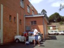 The last stop is a bowls club next to a park for BBQ
