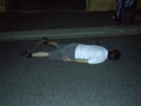 He's down again