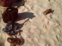 My towel was around here somewhere. Very windy.