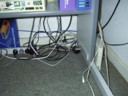 Crazy cables. Also, cable suspended again.