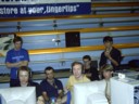 Hall, Clipto and Fanta in foreground.