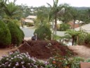 6m of dirt to be moved in the sun for 5 hours after 5 hours sleep.... Sounds fun