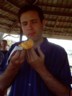 Azure enjoys the mango