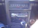 The stereo. Even displays track names ('The Launch')